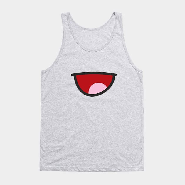 Smile Mouth Tank Top by Jennifer